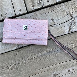 GUESS Pink Ostrid Wallet/wristlet